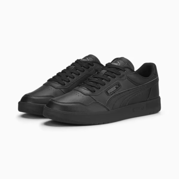 Puma • Black Rebound Retro Sneakers